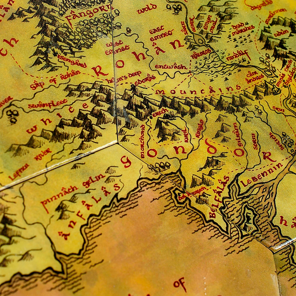Imagen del producto El Señor de los Anillos - Posavasos Mapa de la Tierra Media Set de 12