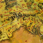 Imagen del producto El Señor de los Anillos - Posavasos Mapa de la Tierra Media Set de 12