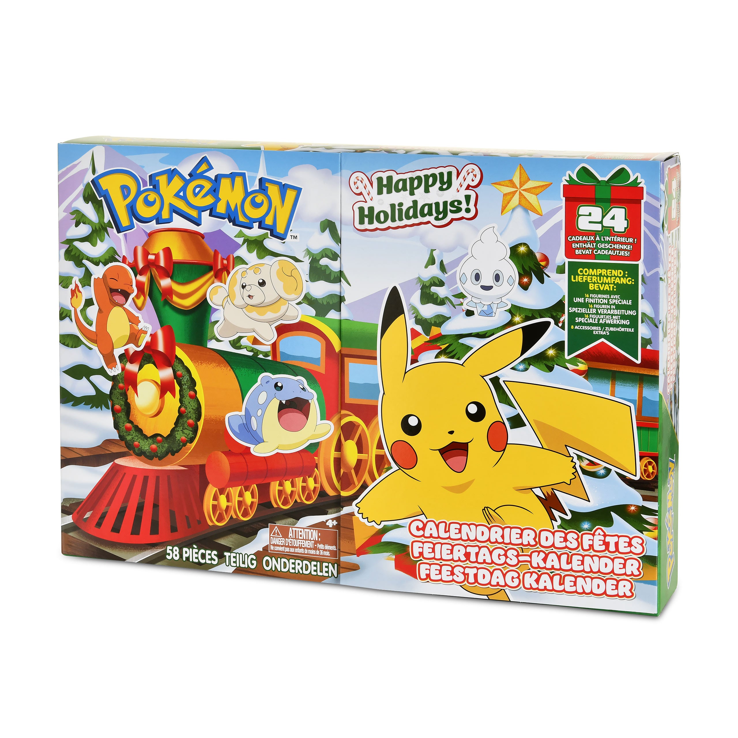 Imagen del producto Calendario de Adviento Pikachu Happy Holidays - Pokemon