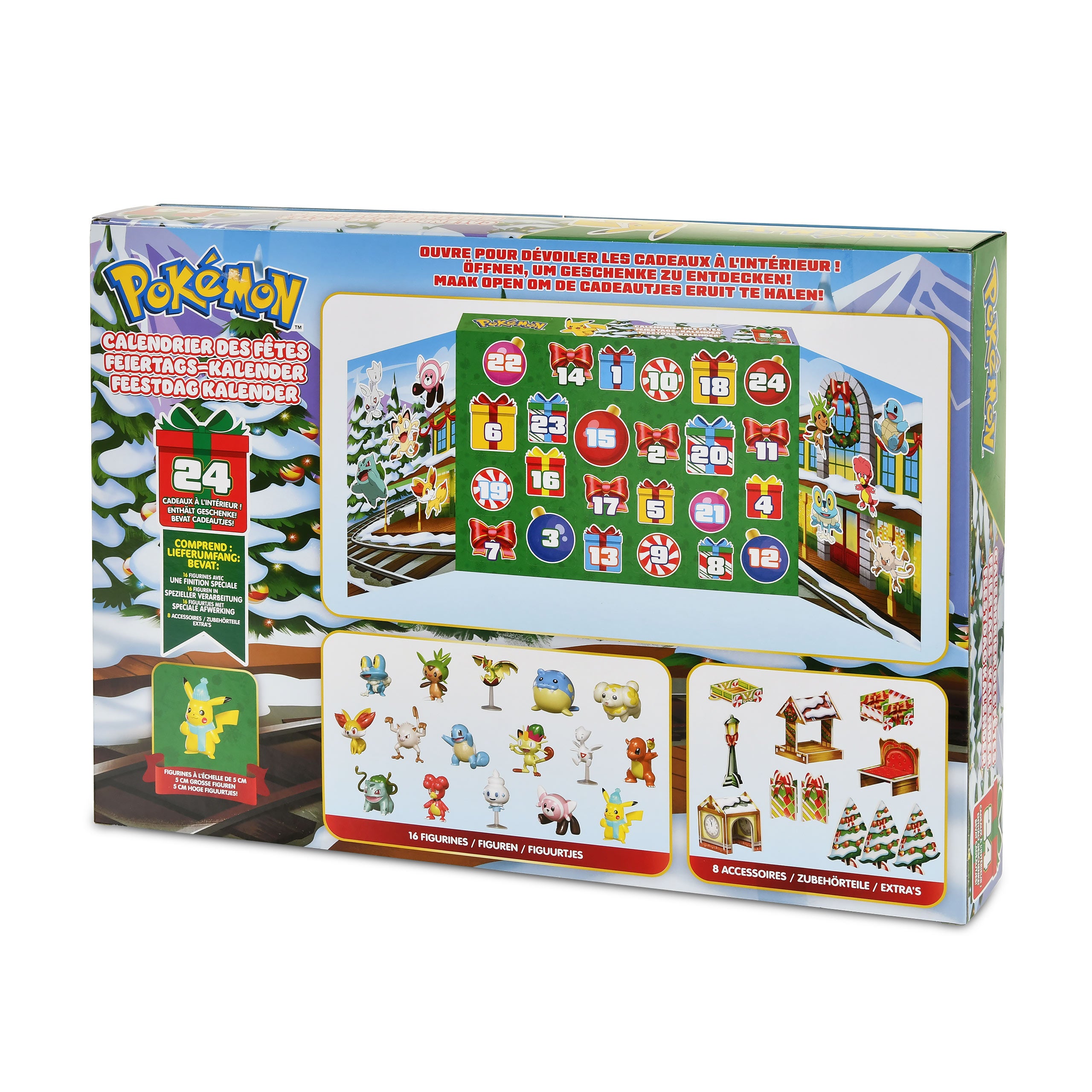 Imagen del producto Calendario de Adviento Pikachu Happy Holidays - Pokemon