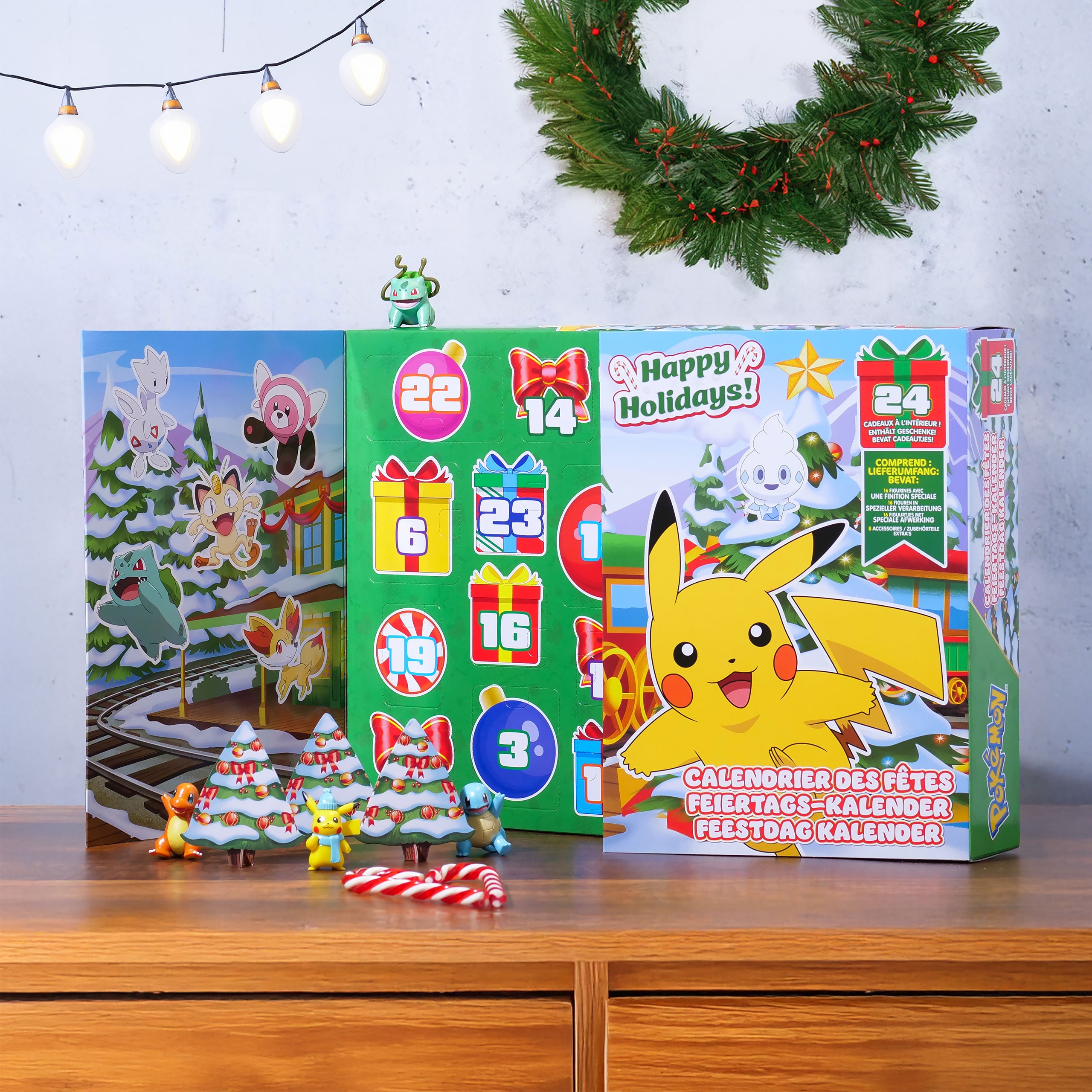 Imagen del producto Calendario de Adviento Pikachu Happy Holidays - Pokemon