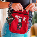 Imagen del producto Naruto - Bolsa cruzada Akatsuki roja