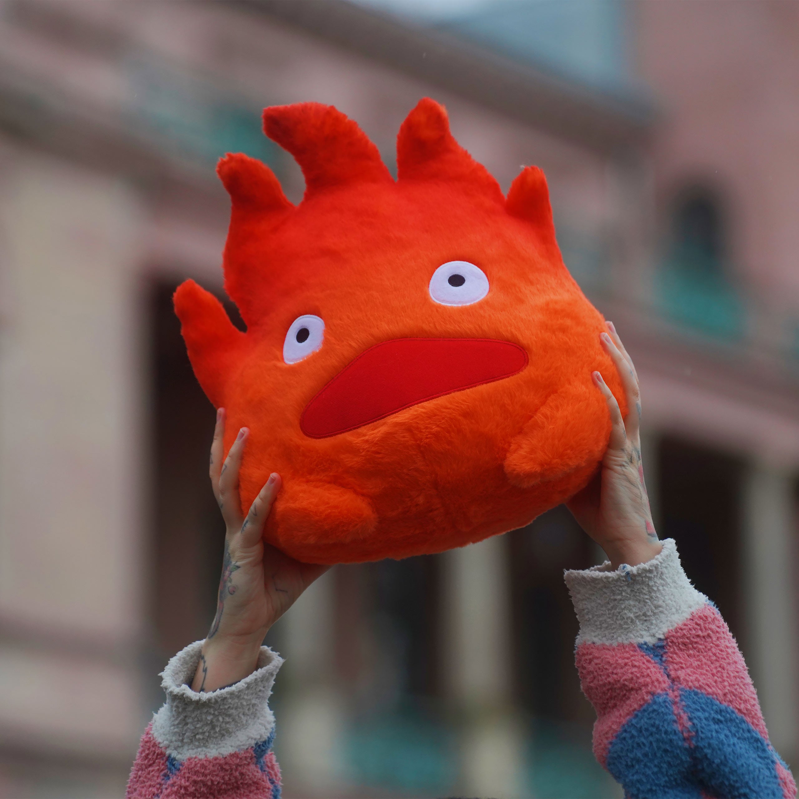 Imagen del producto El castillo ambulante - Figura de peluche Calcifer 34cm