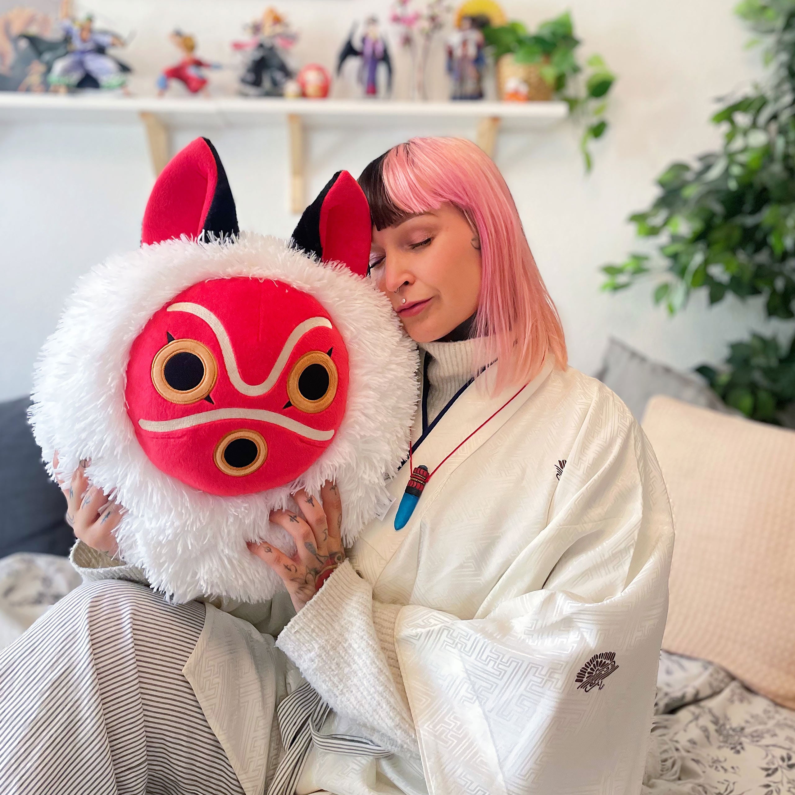 Imagen del producto Princesa Mononoke - Cojín de la Máscara de San