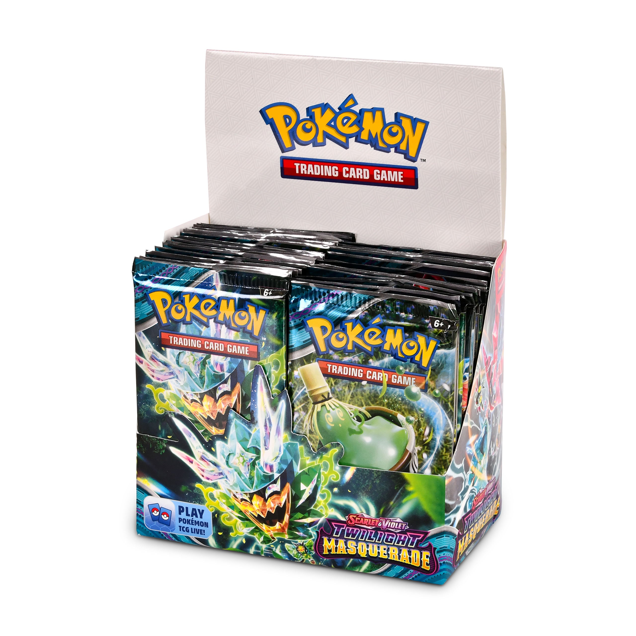 Imagen del producto Pokemon - Mascarada Crepuscular Escarlata & Violeta Display de Cartas Coleccionables