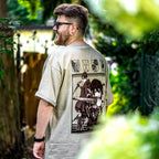 Imagen del producto Attack on Titan - Camiseta oversize beige de grupo