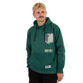 Imagen del producto Hoodie militar verde con símbolo de explorador - Attack on Titan