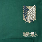 Imagen del producto Hoodie militar verde con símbolo de explorador - Attack on Titan