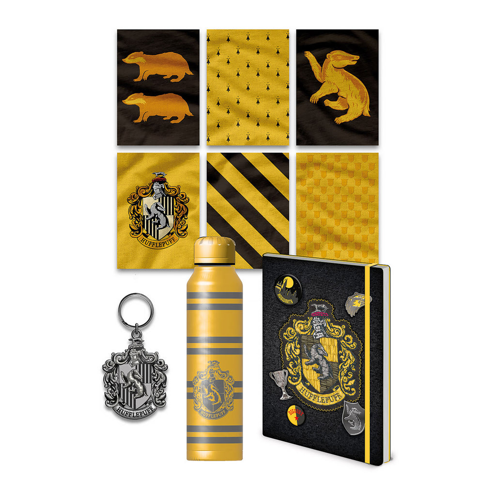 Imagen del producto Harry Potter - Set de regalo premium de Hufflepuff en maleta con correa de transporte