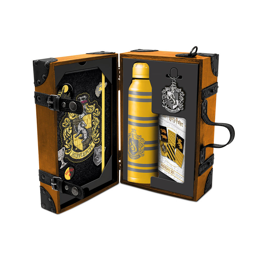 Imagen del producto Harry Potter - Set de regalo premium de Hufflepuff en maleta con correa de transporte