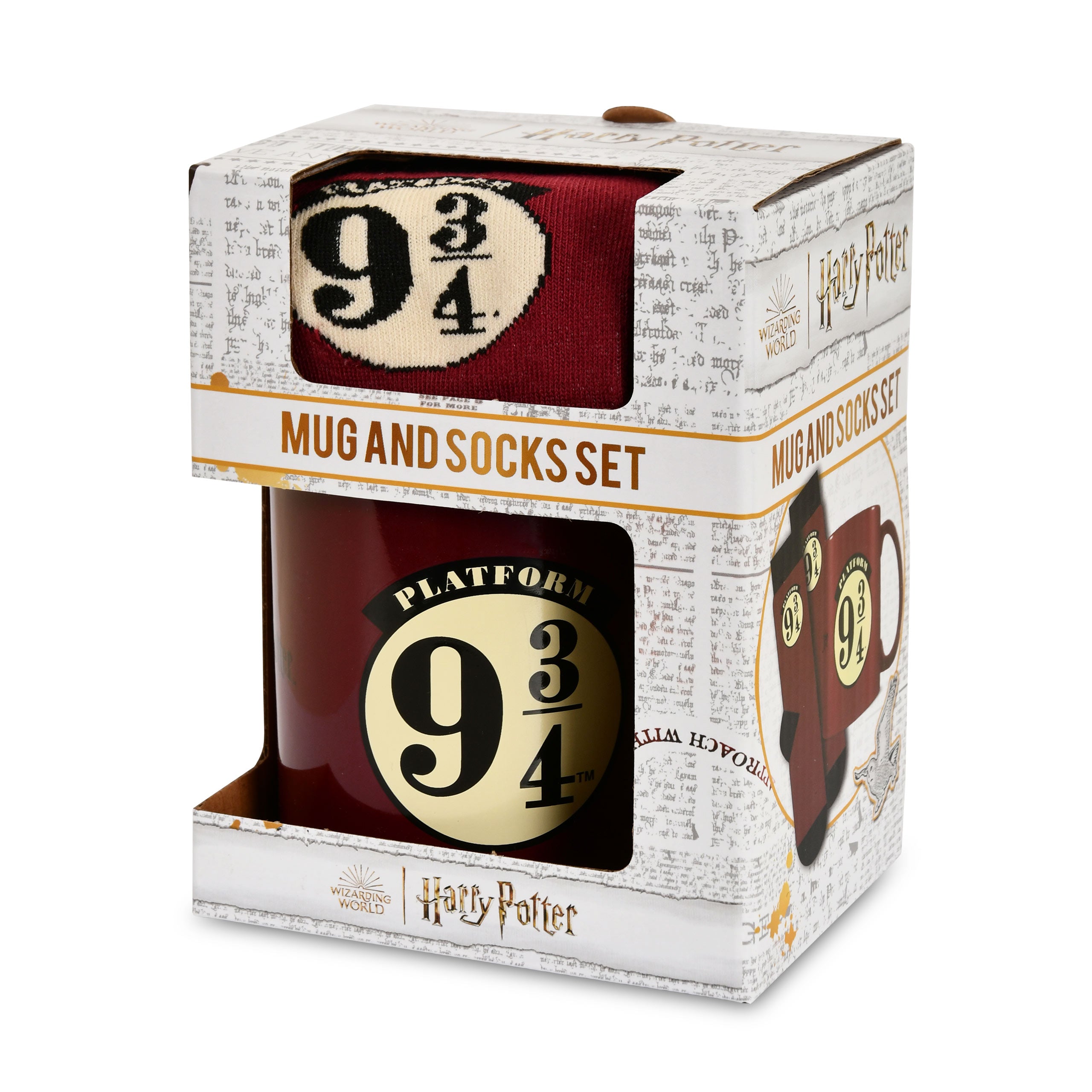 Imagen del producto Harry Potter - Calcetines y Taza Andén 9 3/4