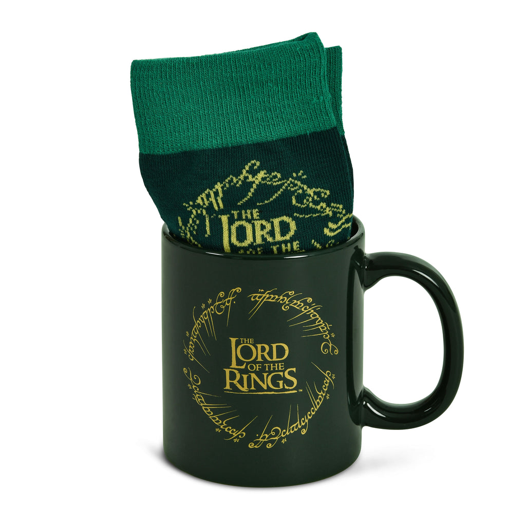 Imagen del producto El Señor de los Anillos - Calcetines y Taza del Anillo Único