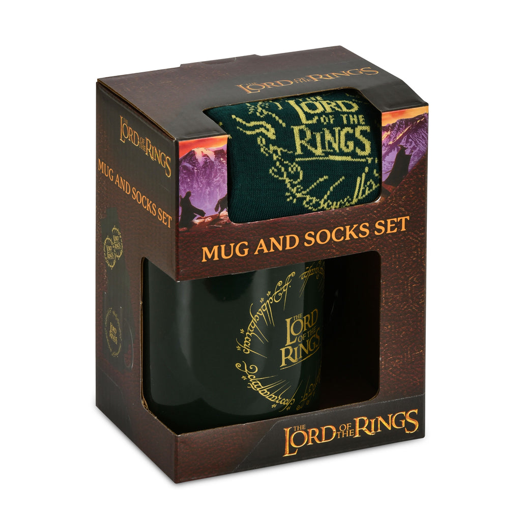 Imagen del producto El Señor de los Anillos - Calcetines y Taza del Anillo Único