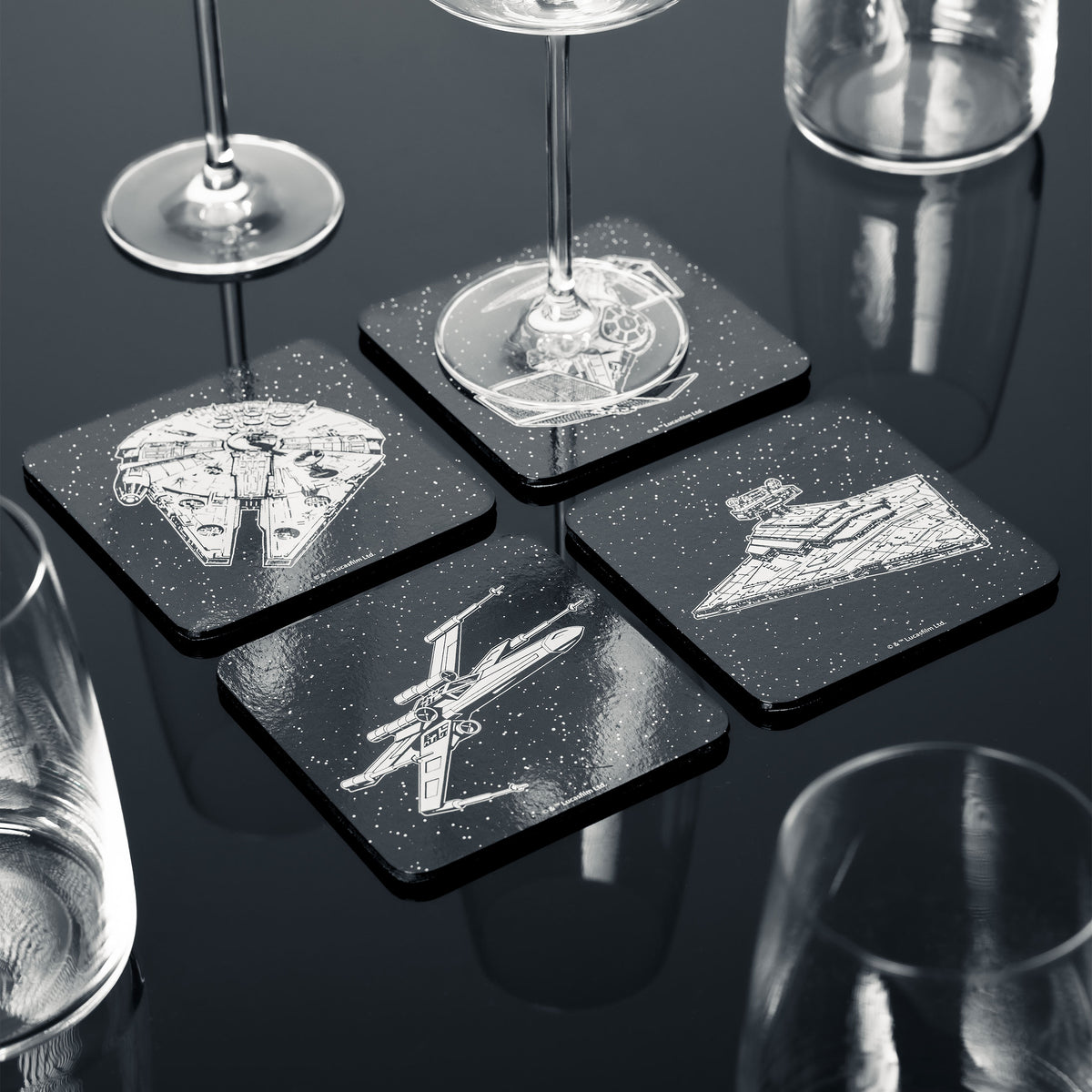 Product image Star Wars - Spaceship Coaster Set