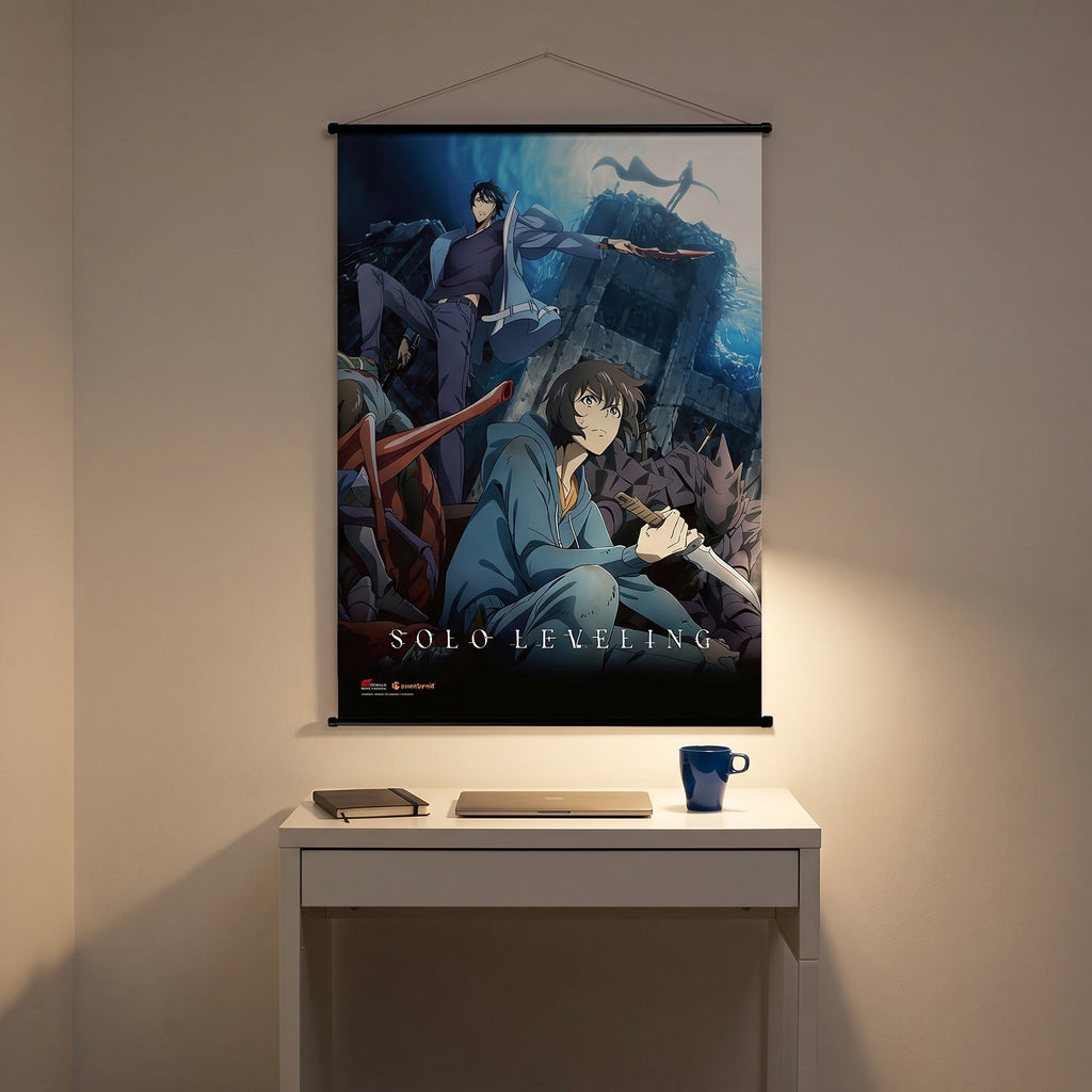 Imagen del producto Solo Leveling - Sung Jinwoo Key Art Wall Scroll