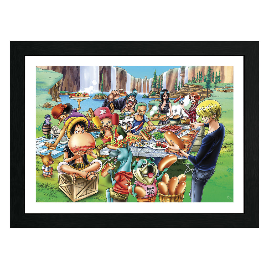 Imagen del producto One Piece - Cuadro de la fiesta de perros calientes