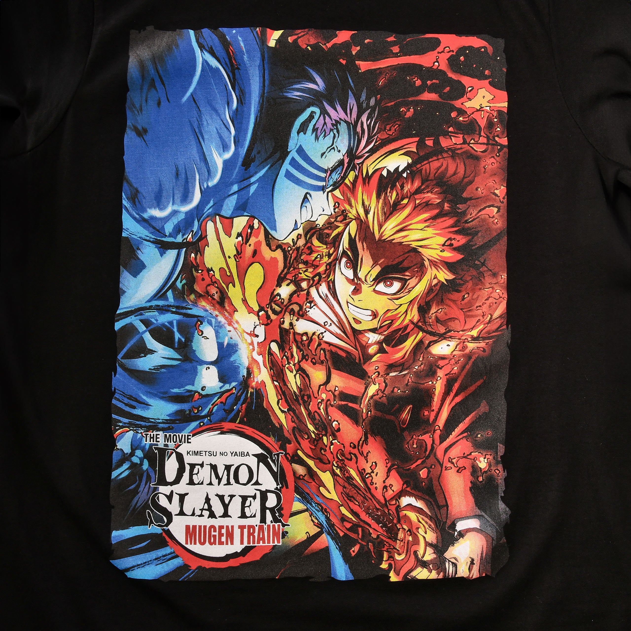 Imagen del producto Demon Slayer - Camiseta negra de Akaza vs. Rengoku