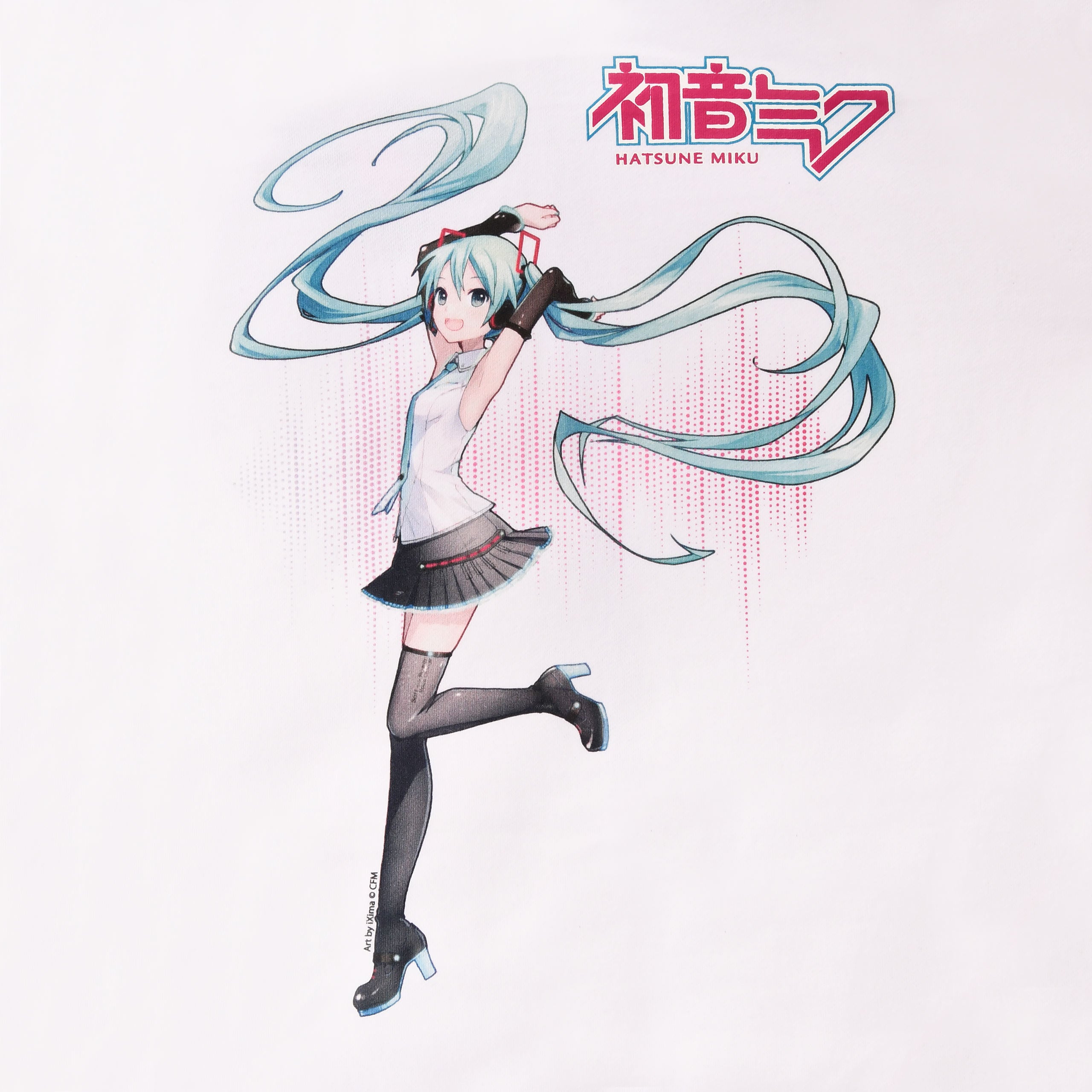 Imagen del producto Chaqueta con capucha Hatsune Miku blanca