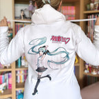 Imagen del producto Chaqueta con capucha Hatsune Miku blanca