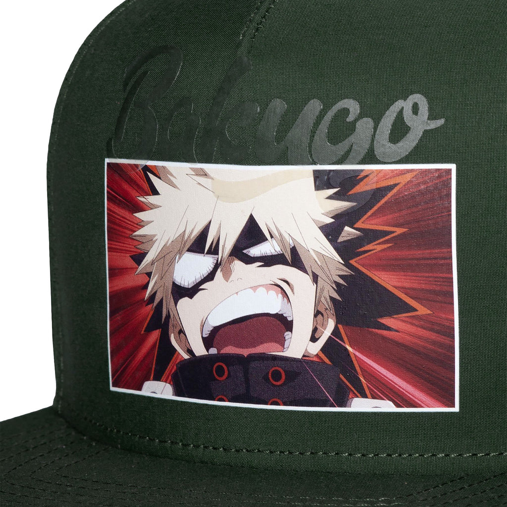 Imagen del producto My Hero Academia - Gorra Snapback Bakugo verde