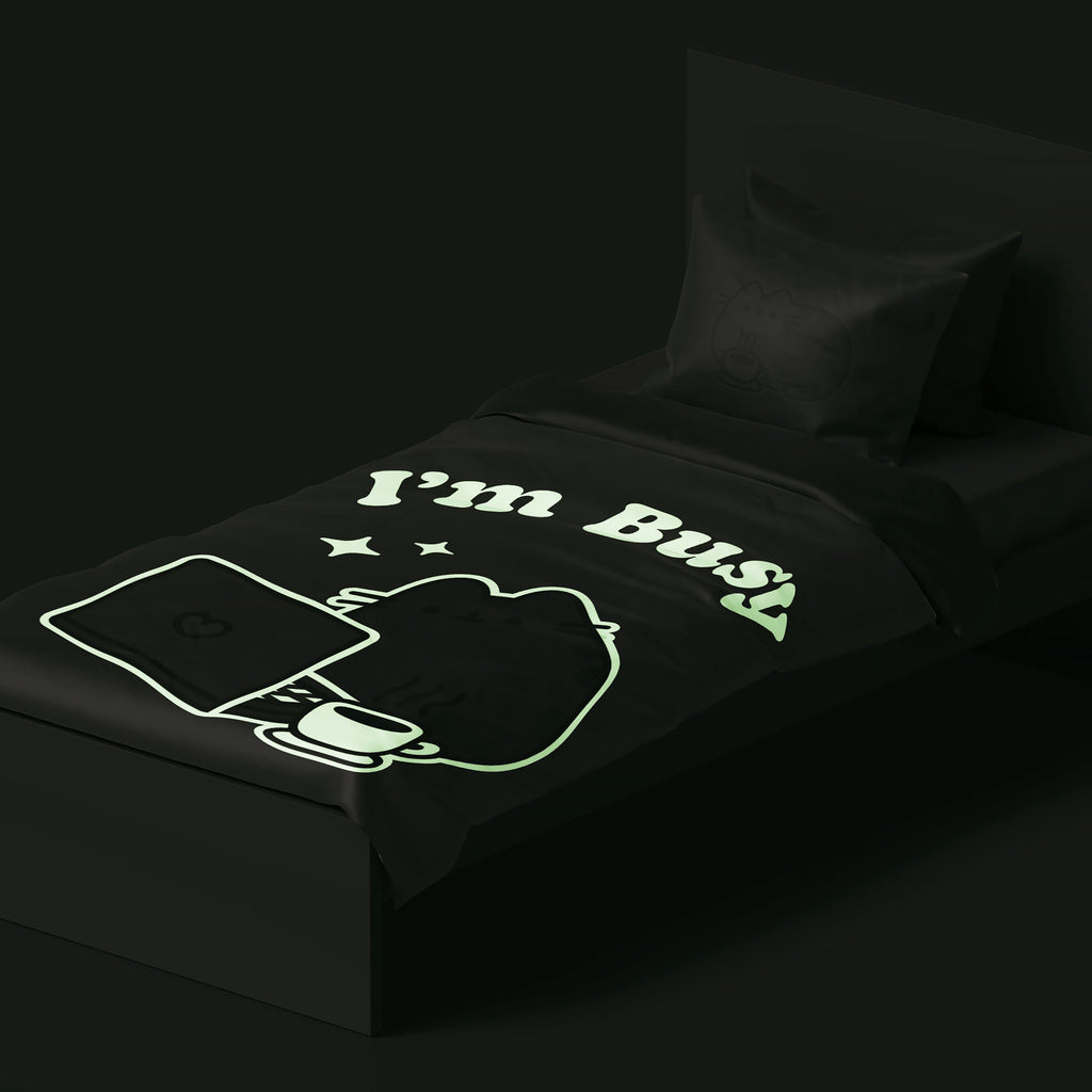 Imagen del producto Pusheen - Ropa de cama reversible con efecto Glow in the Dark