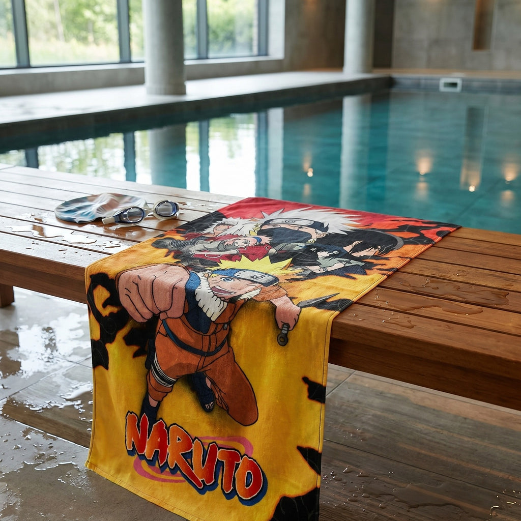 Imagen del producto Naruto Shippuden - Toalla de playa Fight