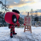 Imagen del producto Deadpool - Figura Funko Pop de cabeza oscilante del Artista