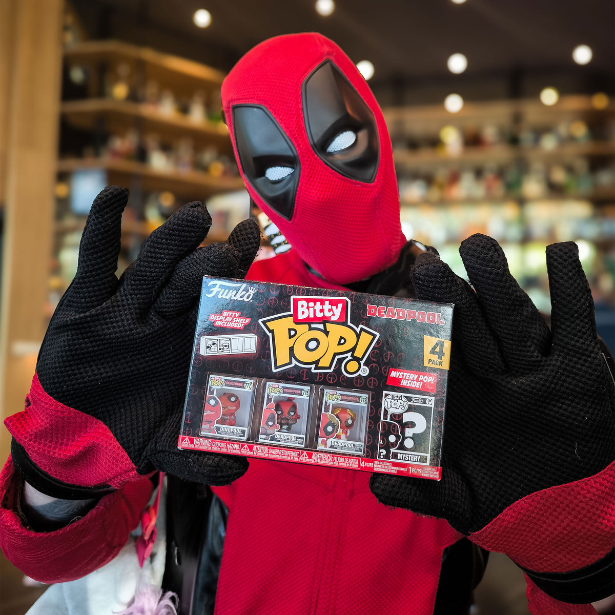 Imagen del producto Deadpool - Funko Bitty Pop Set de 4 figuras Serie 3