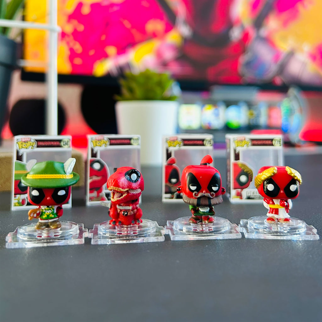 Imagen del producto Deadpool - Funko Bitty Pop Set de 4 figuras Serie 3