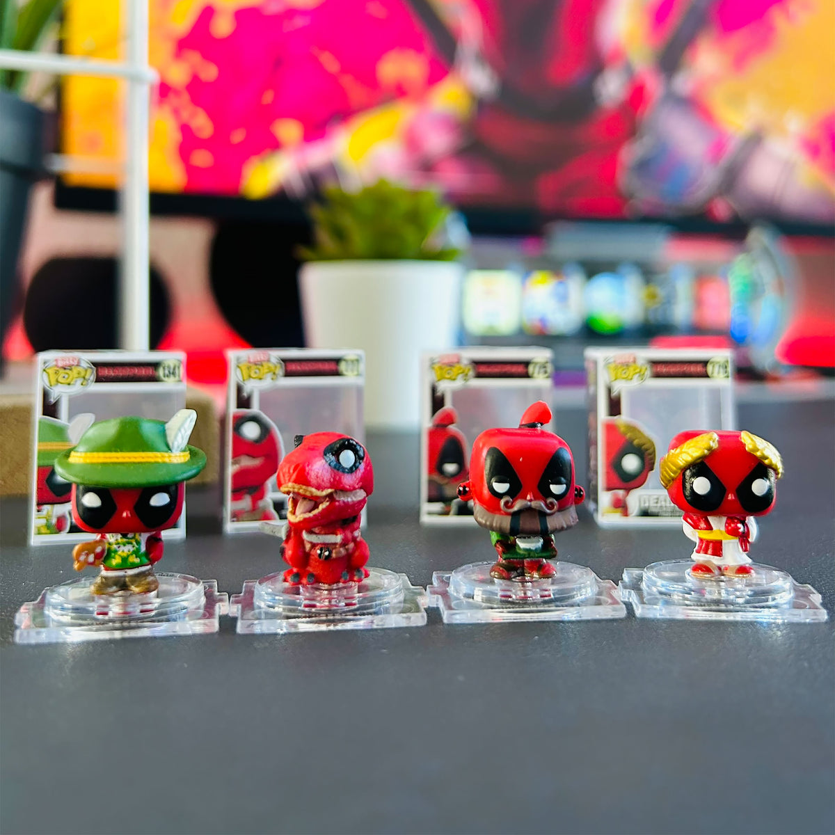 Imagen del producto Deadpool - Funko Bitty Pop Set de 4 figuras Serie 3