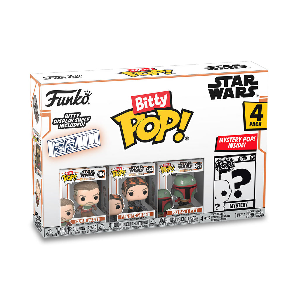 Imagen del producto Star Wars The Mandalorian - Funko Bitty Pop Set de 4 figuras Serie 3