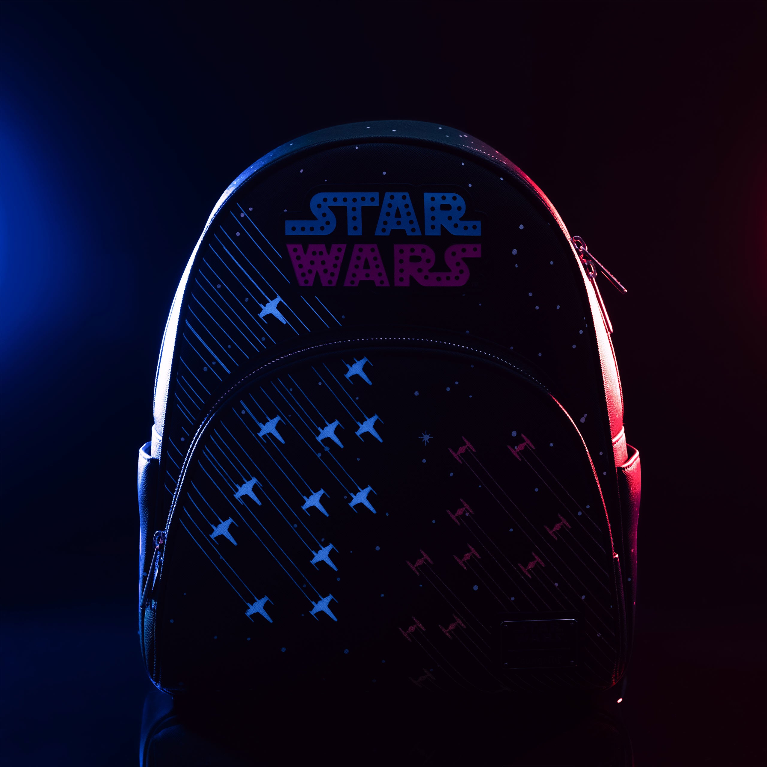 Imagen del producto Star Wars - Mochila neón de los años 70 con luz