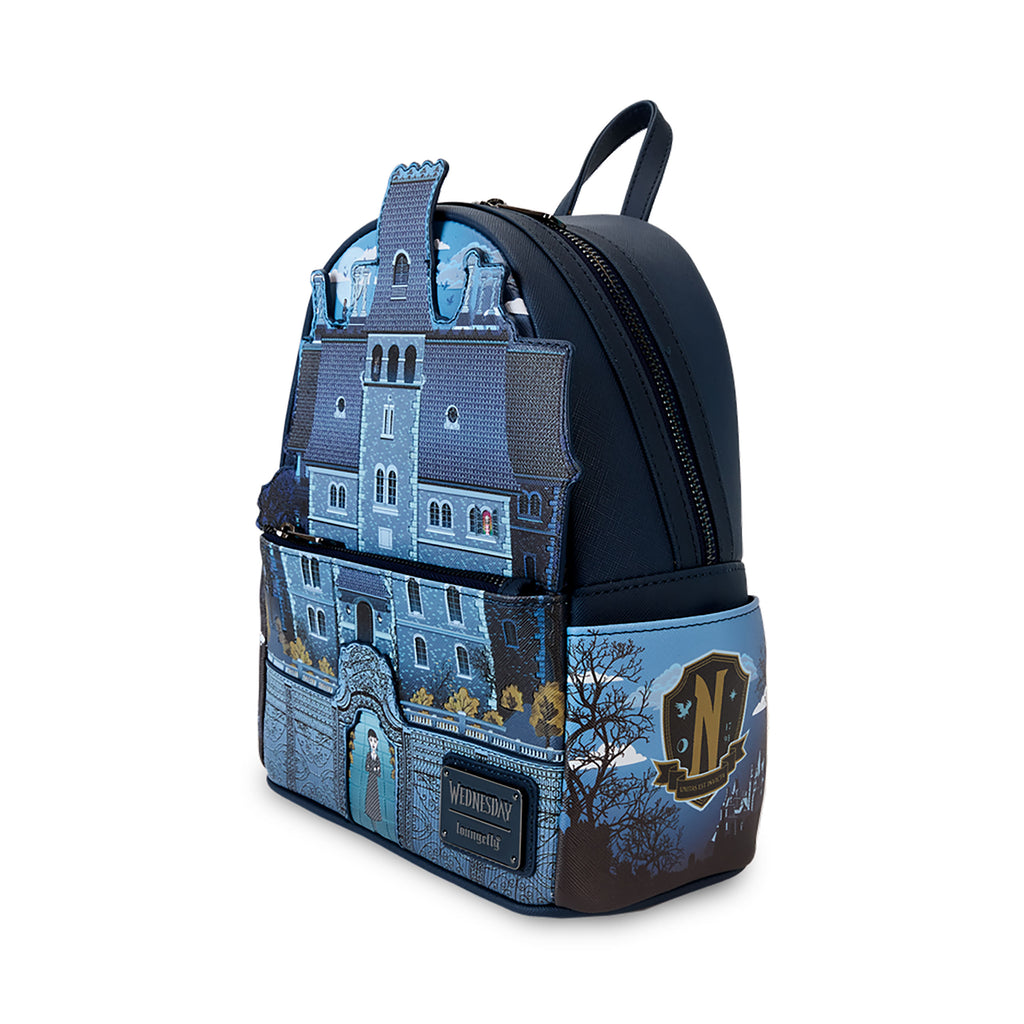 Imagen del producto Wednesday - Nevermore Academy Mochila Mini Brillante en la Oscuridad