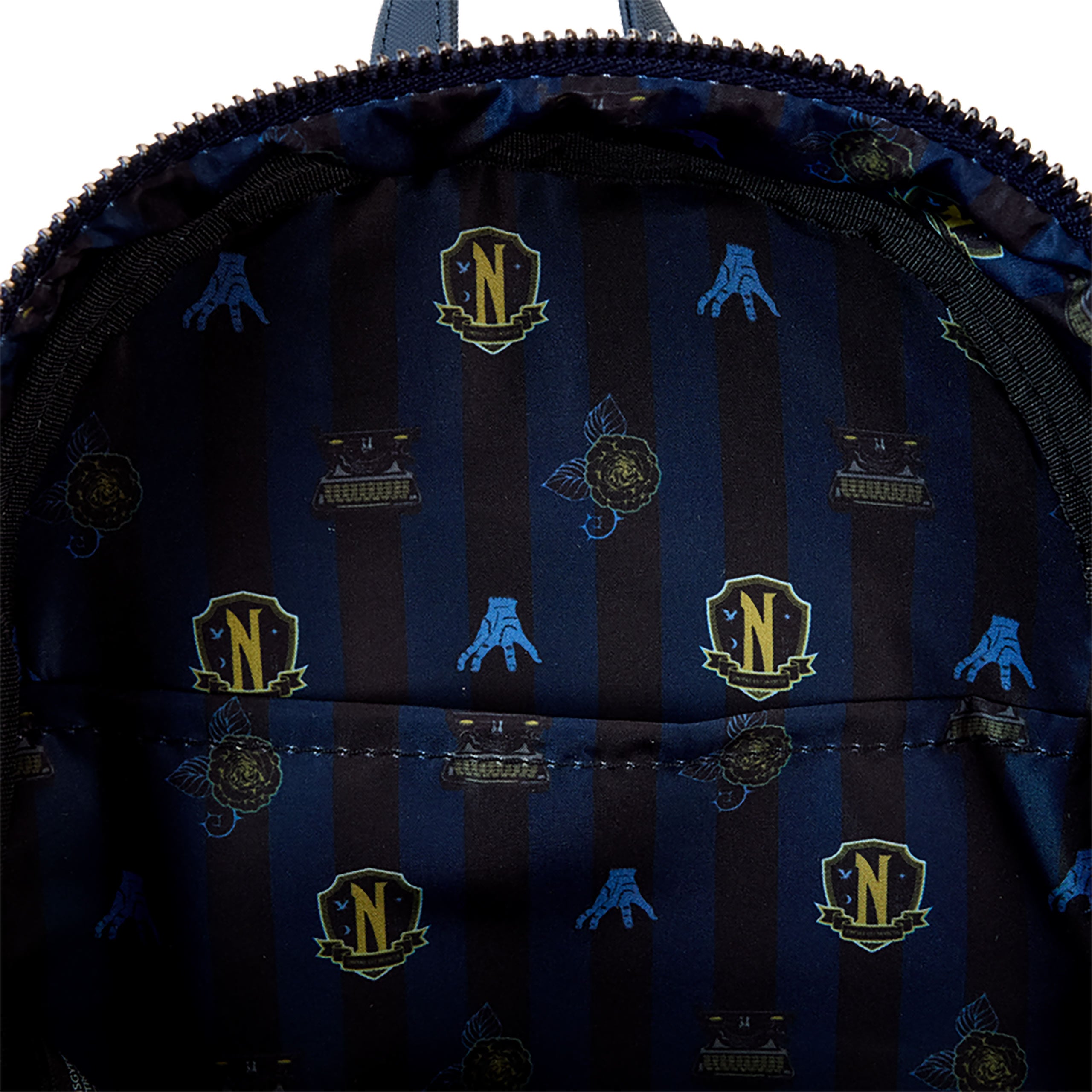Imagen del producto Wednesday - Nevermore Academy Mochila Mini Brillante en la Oscuridad