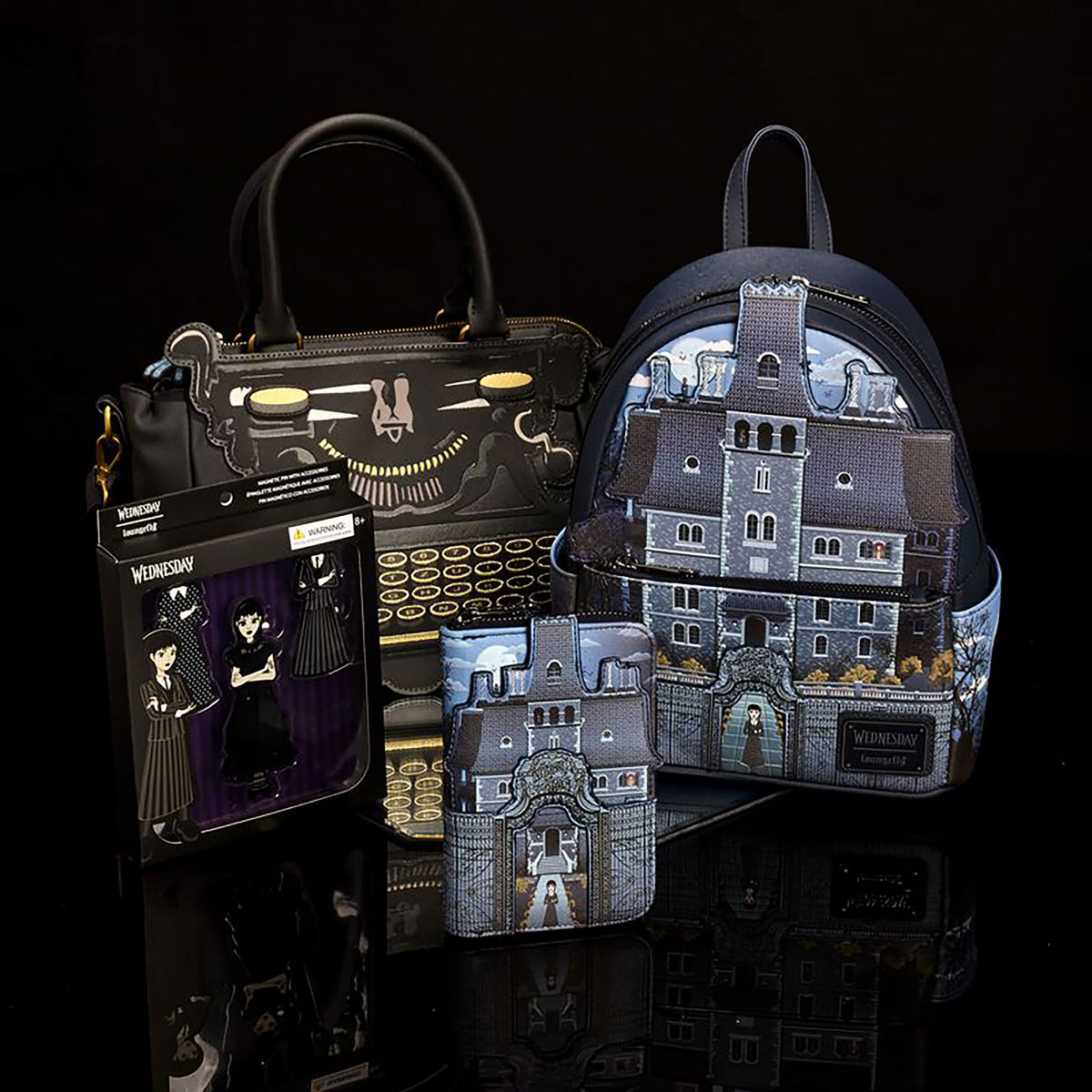 Imagen del producto Wednesday - Cartera Nevermore Academy