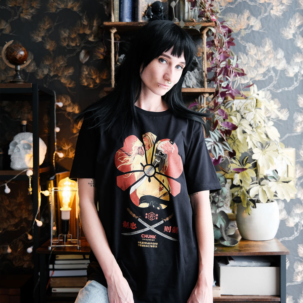 Imagen del producto Camiseta de Asesina Femenina para fans de Kill Bill negra