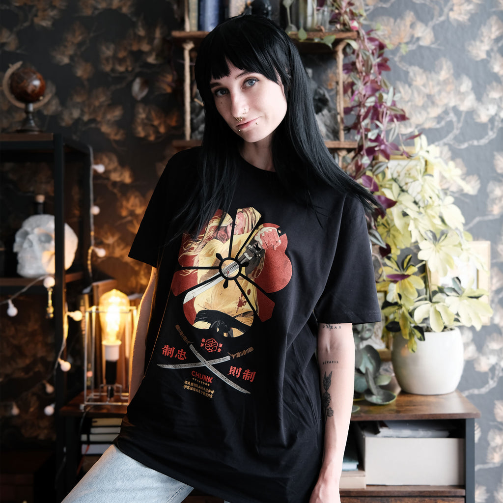 Imagen del producto Camiseta de Asesina Femenina para fans de Kill Bill negra