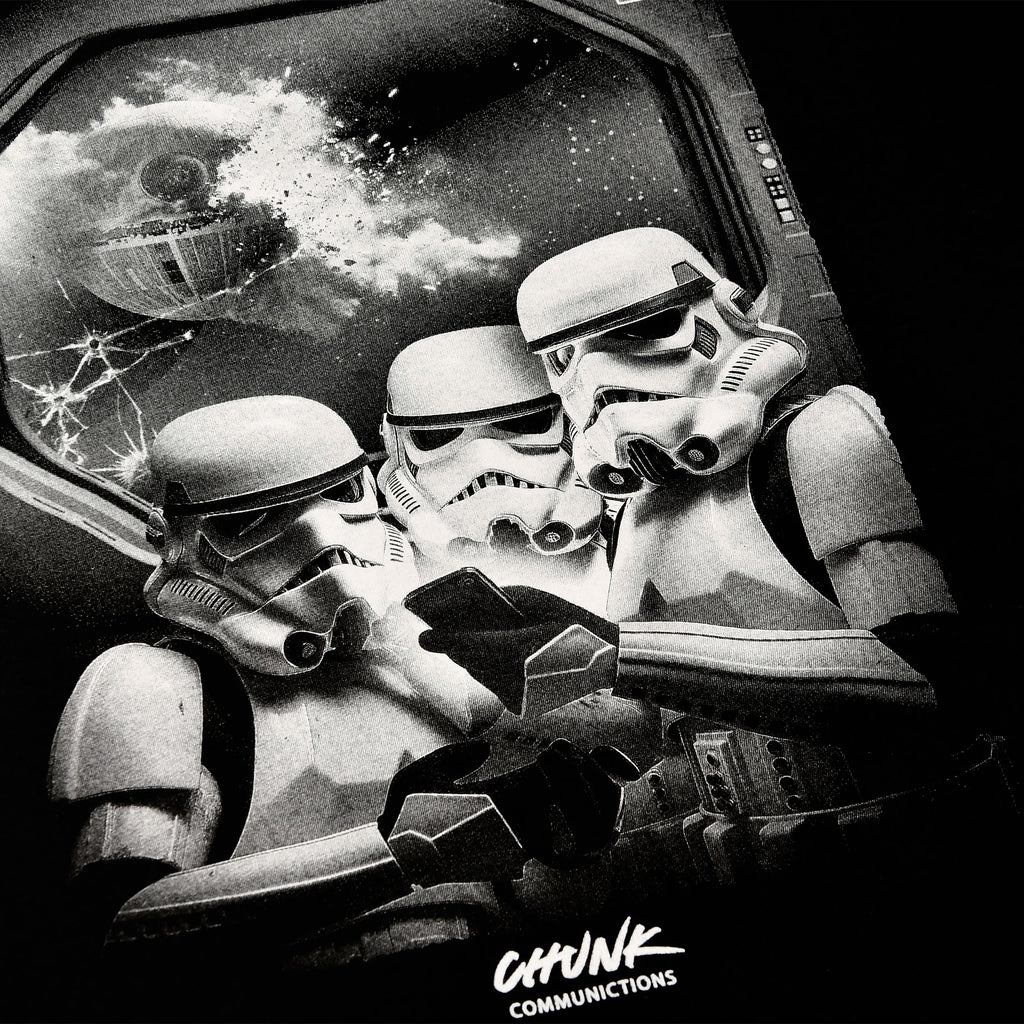 Imagen del producto ¡No teléfonos! Camiseta para fans de Star Wars negra