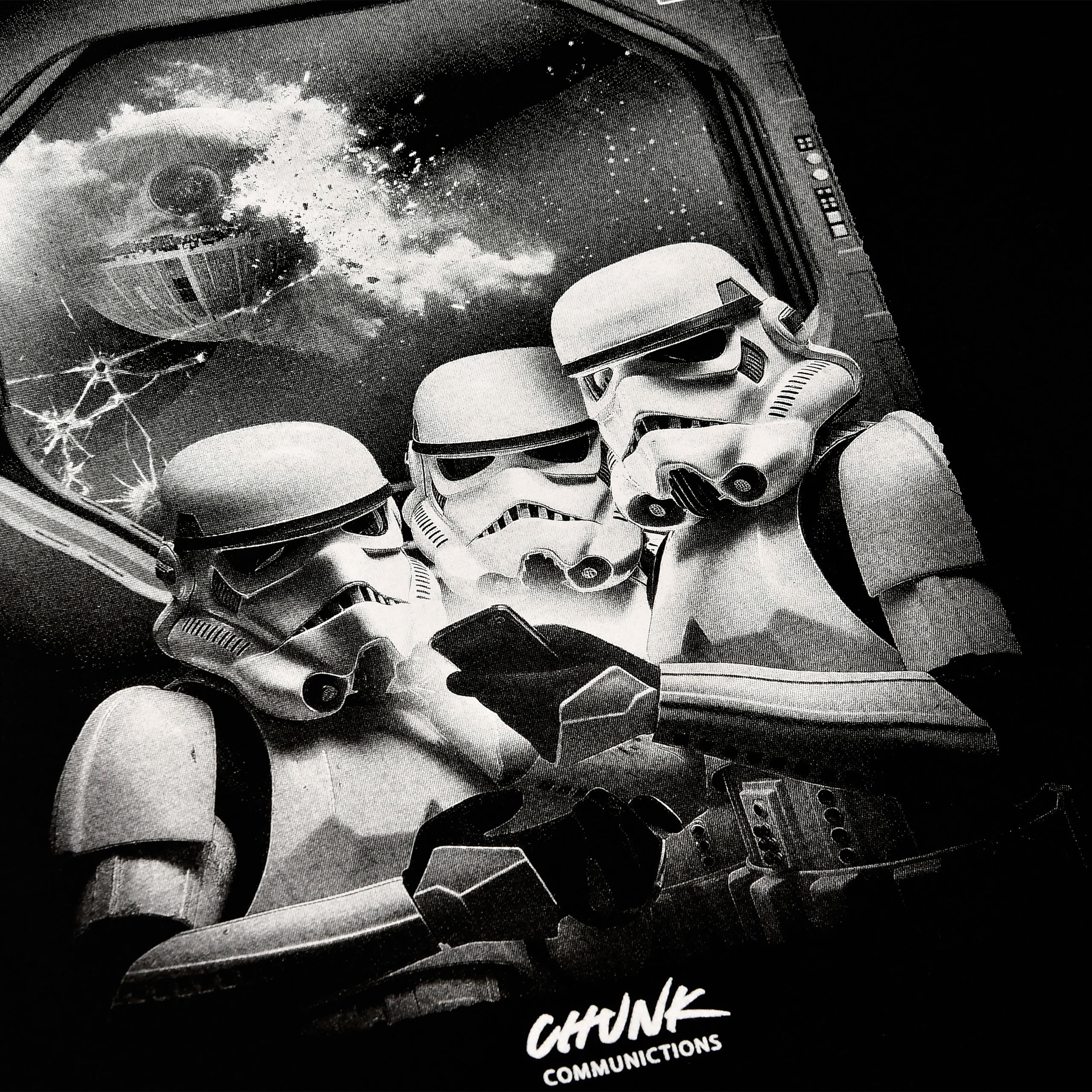 Imagen del producto ¡No teléfonos! Camiseta para fans de Star Wars negra