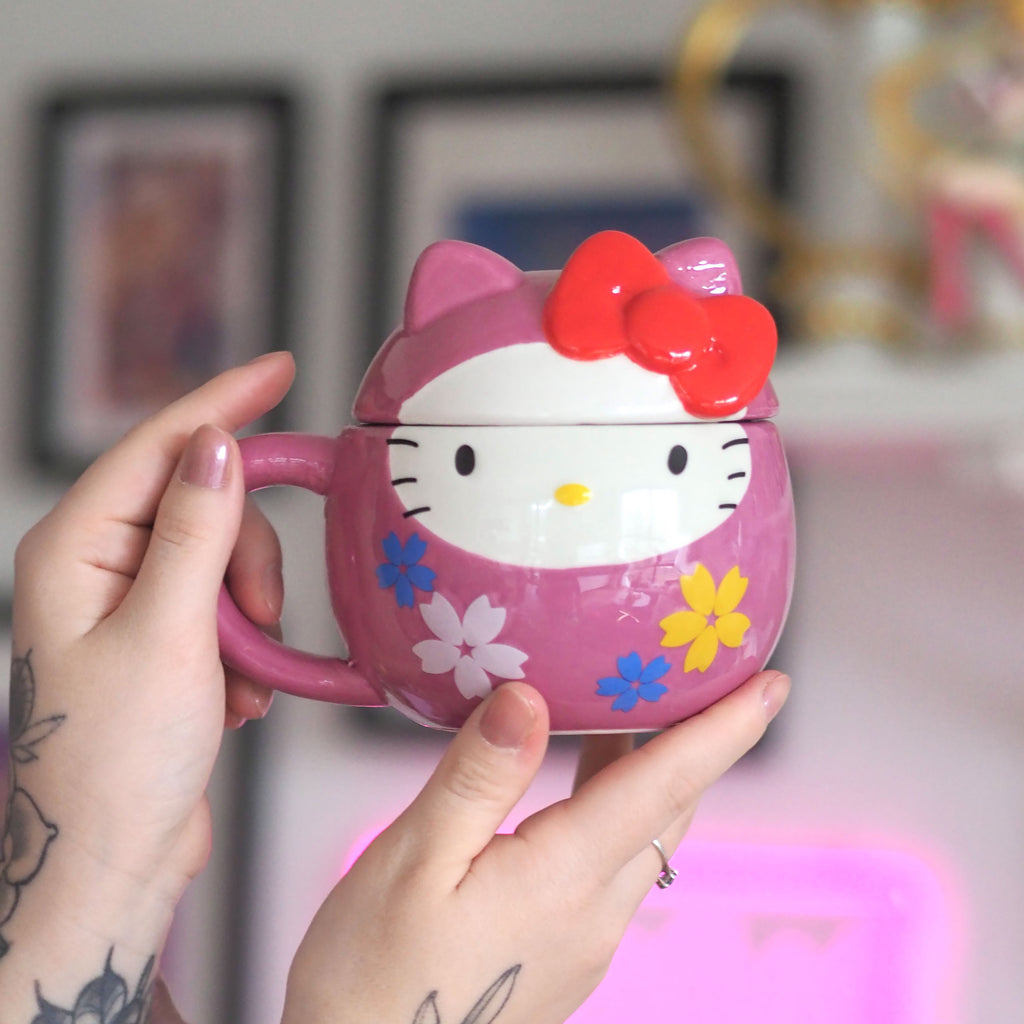Imagen del producto Hello Kitty - Daruma Taza 3D con tapa