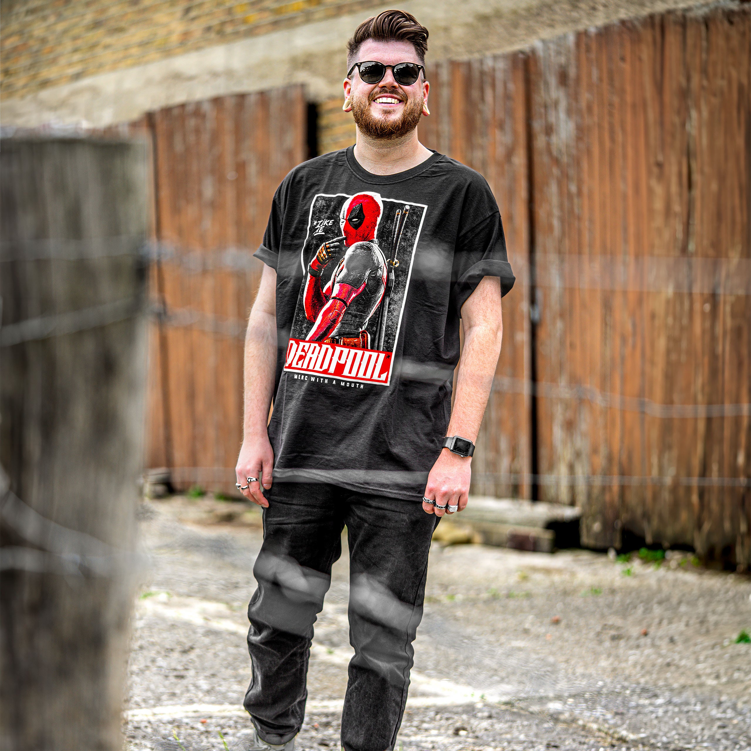 Imagen del producto Deadpool 3 - Me gusta yo Camiseta negra