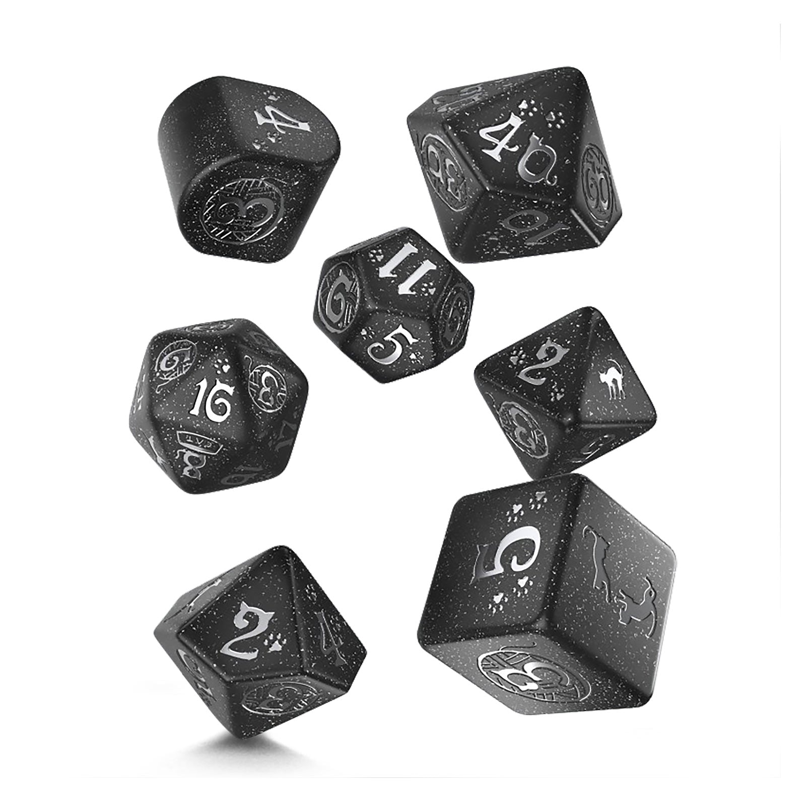 Imagen del producto Set de Dados RPG Moderno Cats Waffle 7pcs