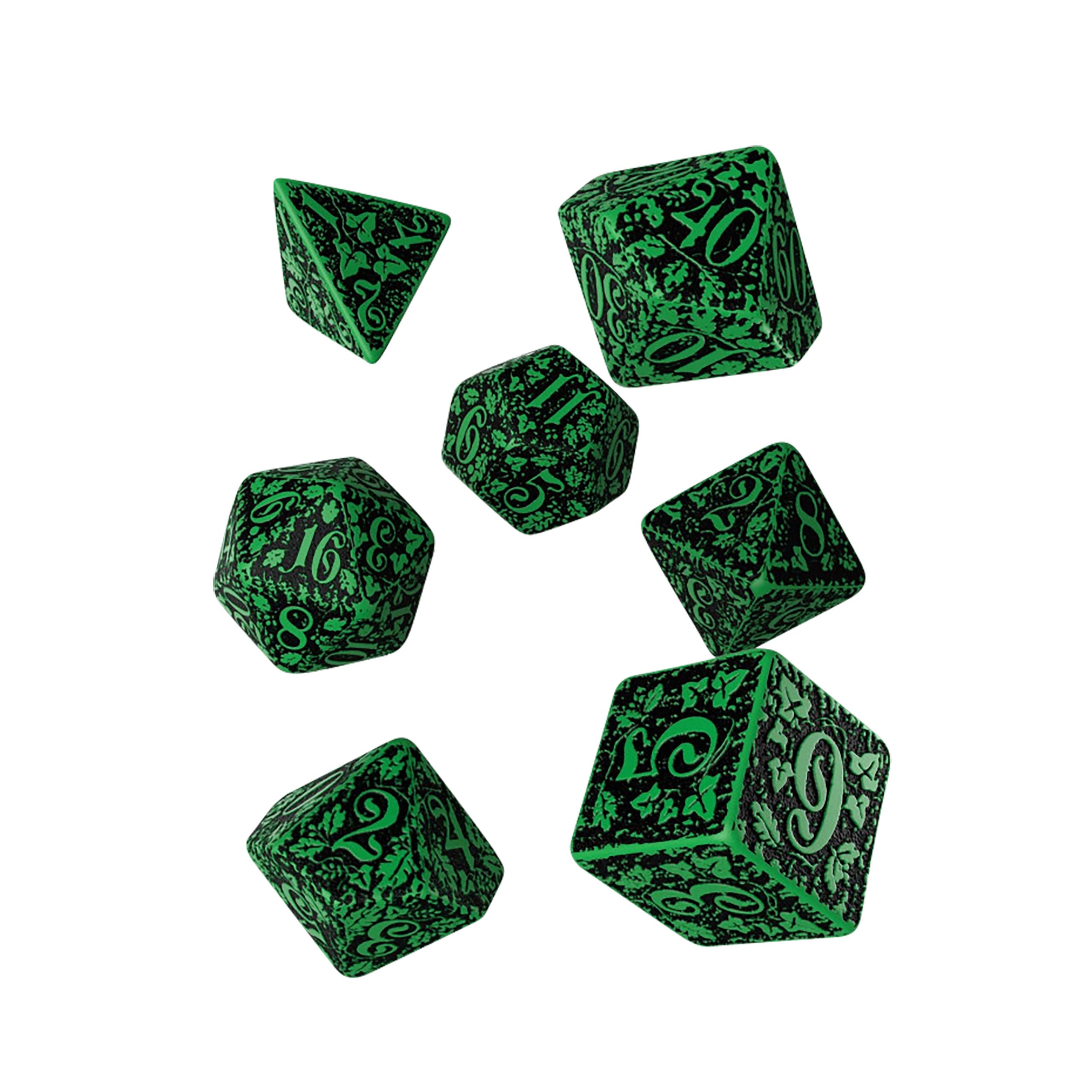Imagen del producto Set de Dados de Rol Forest Jungle RPG de 7 piezas