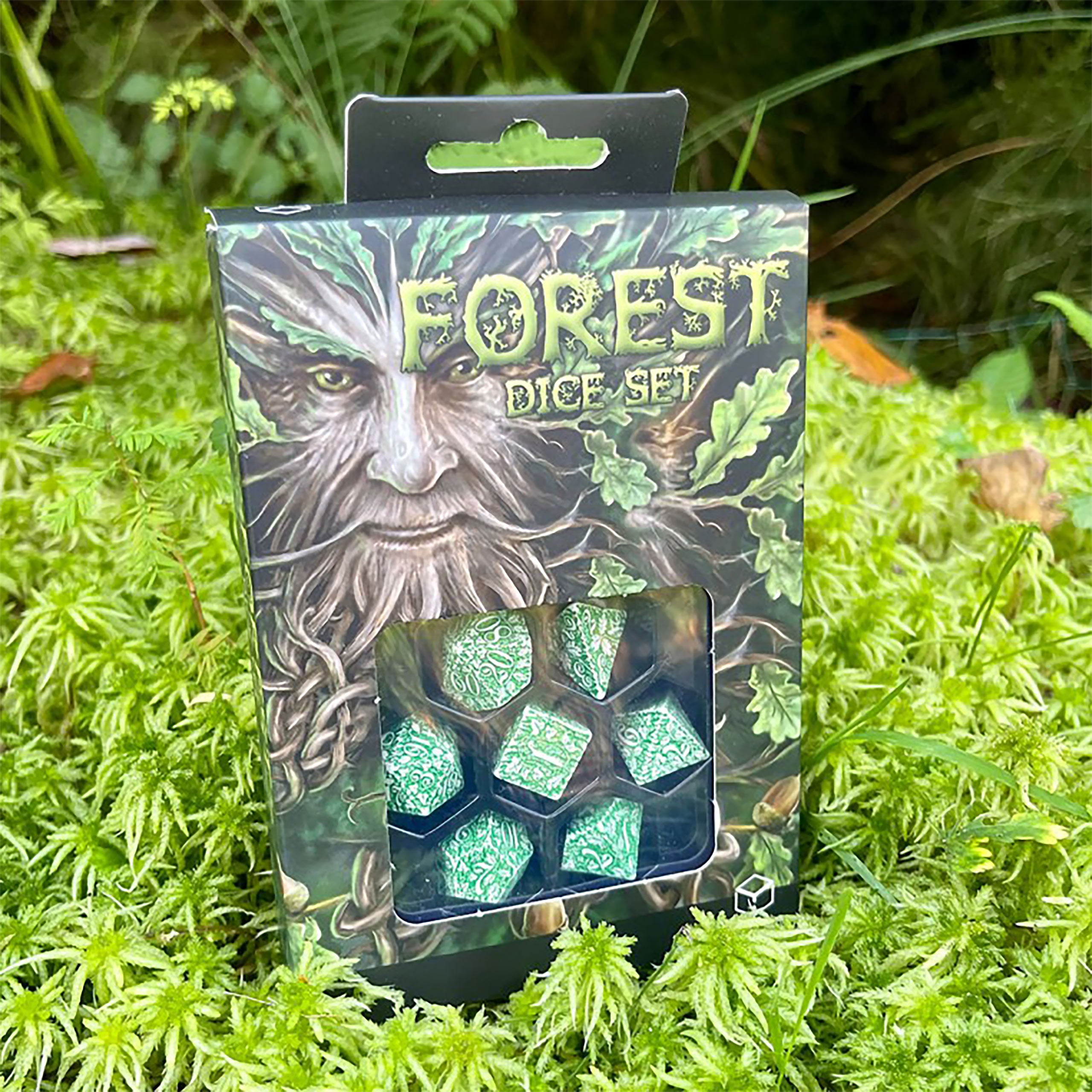 Imagen del producto Set de Dados RPG Tundra Forestal de 7 piezas