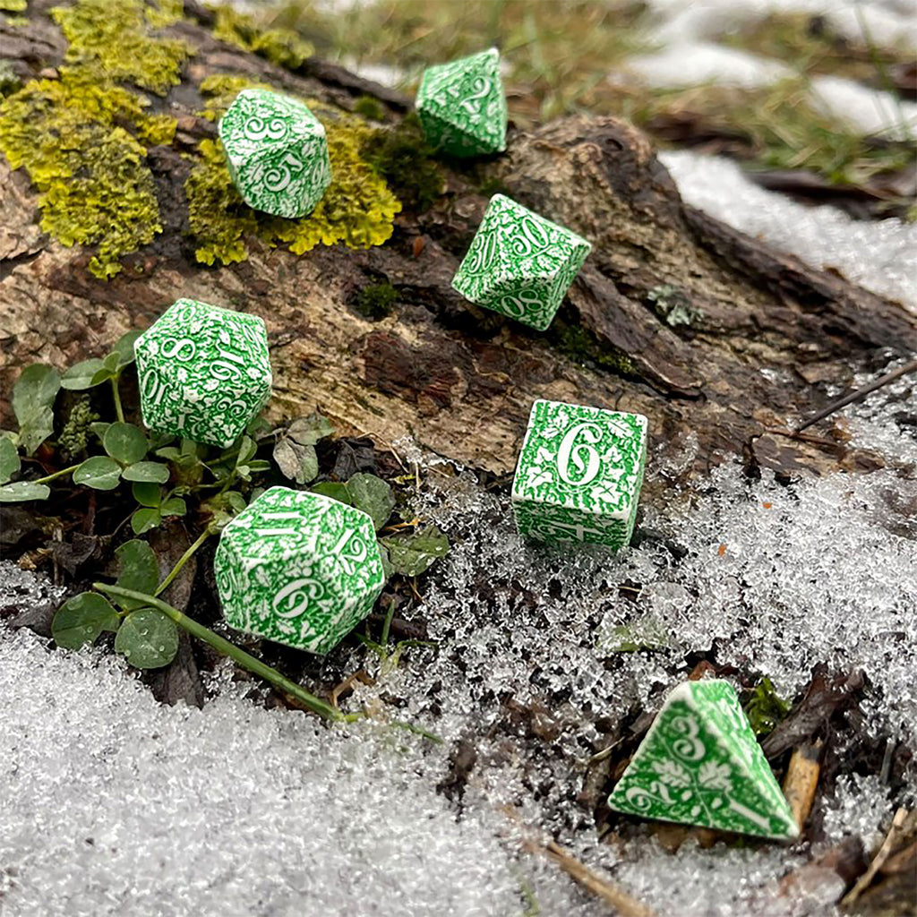 Imagen del producto Set de Dados RPG Tundra Forestal de 7 piezas
