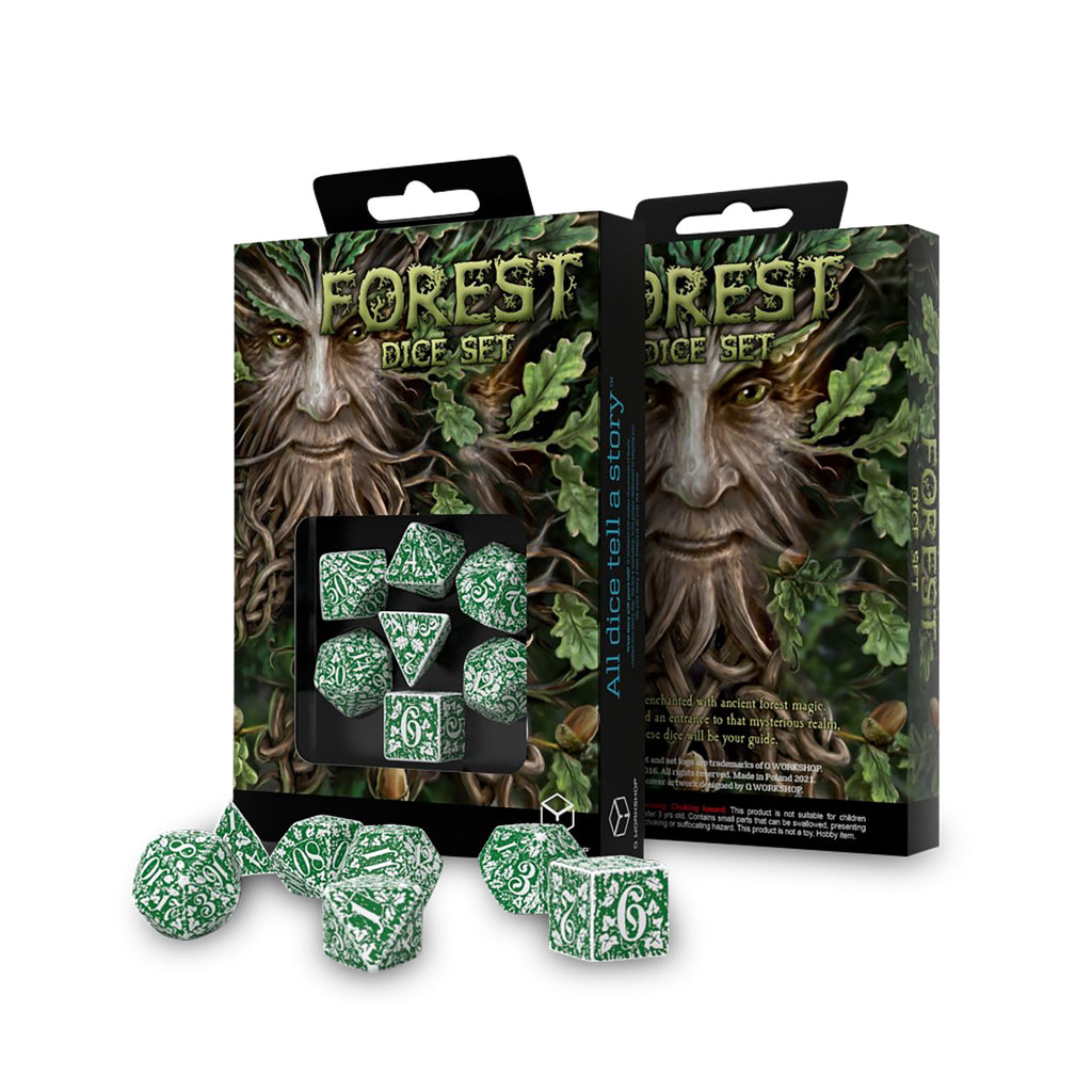 Imagen del producto Set de Dados RPG Tundra Forestal de 7 piezas