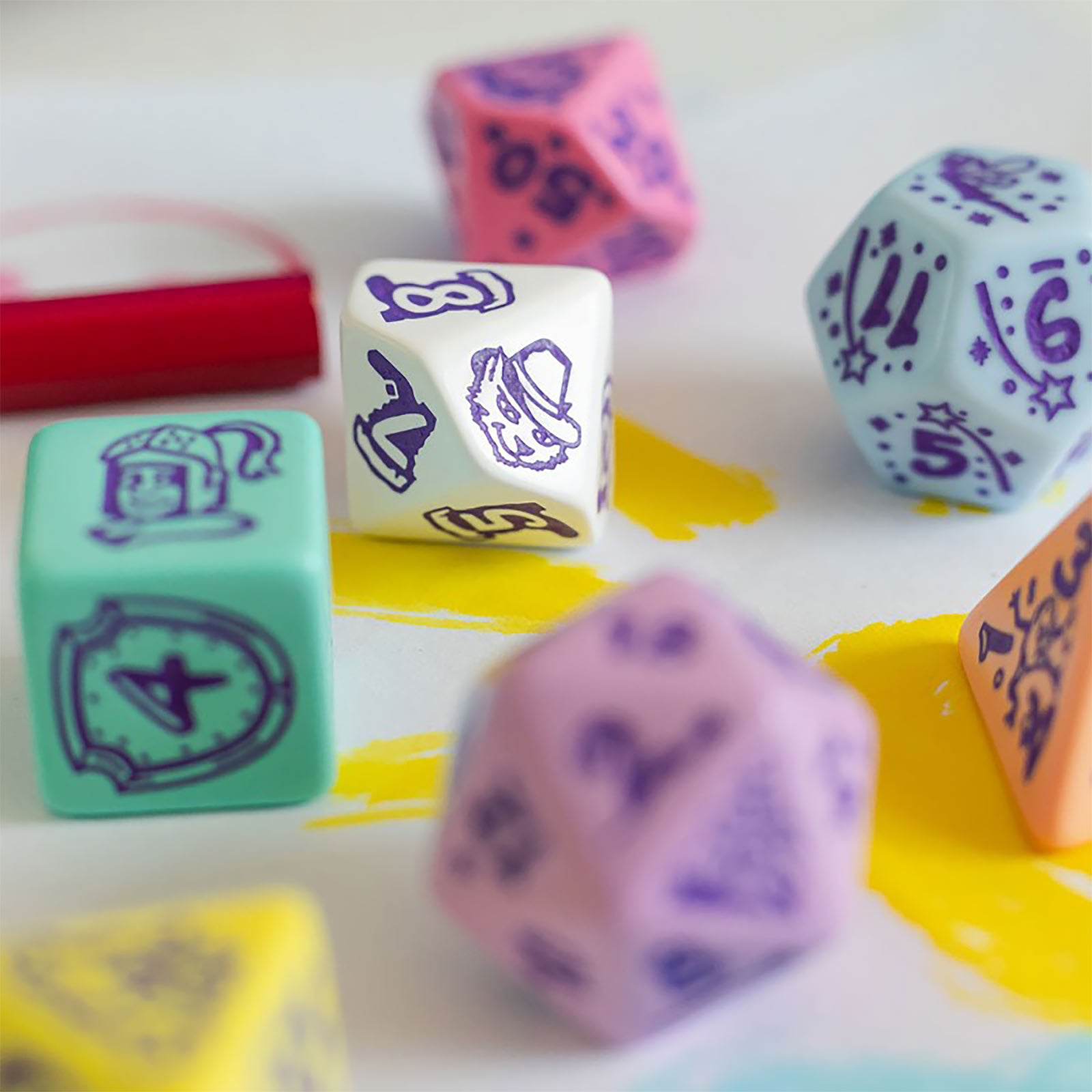 Imagen del producto Pequeña Baya Mi Primer Set de Dados RPG 7 Piezas