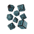 Imagen del producto Set de dados RPG Viking 7pcs negro-azul