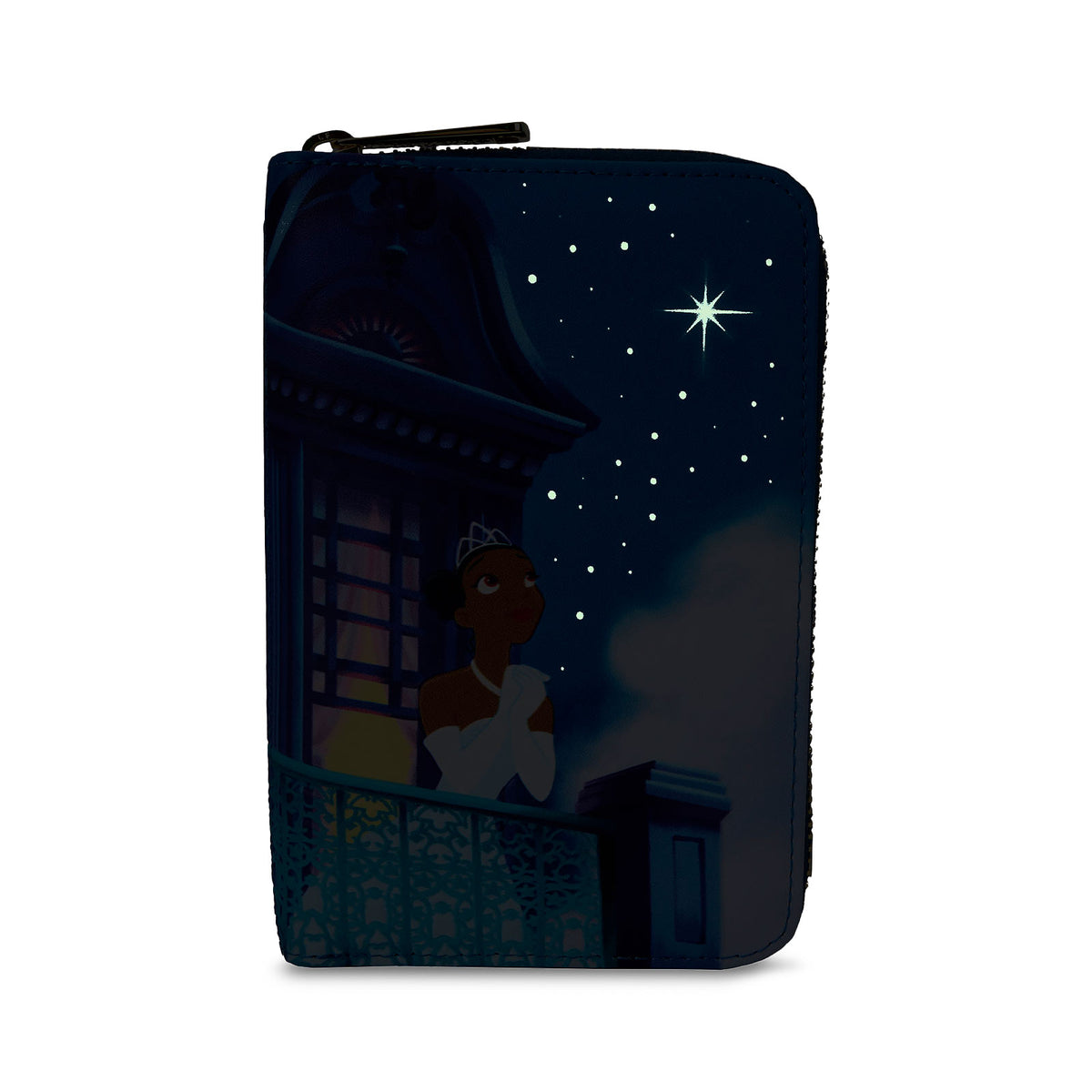Imagen del producto Besa a la Rana - Billetera Tiana Glow in the Dark