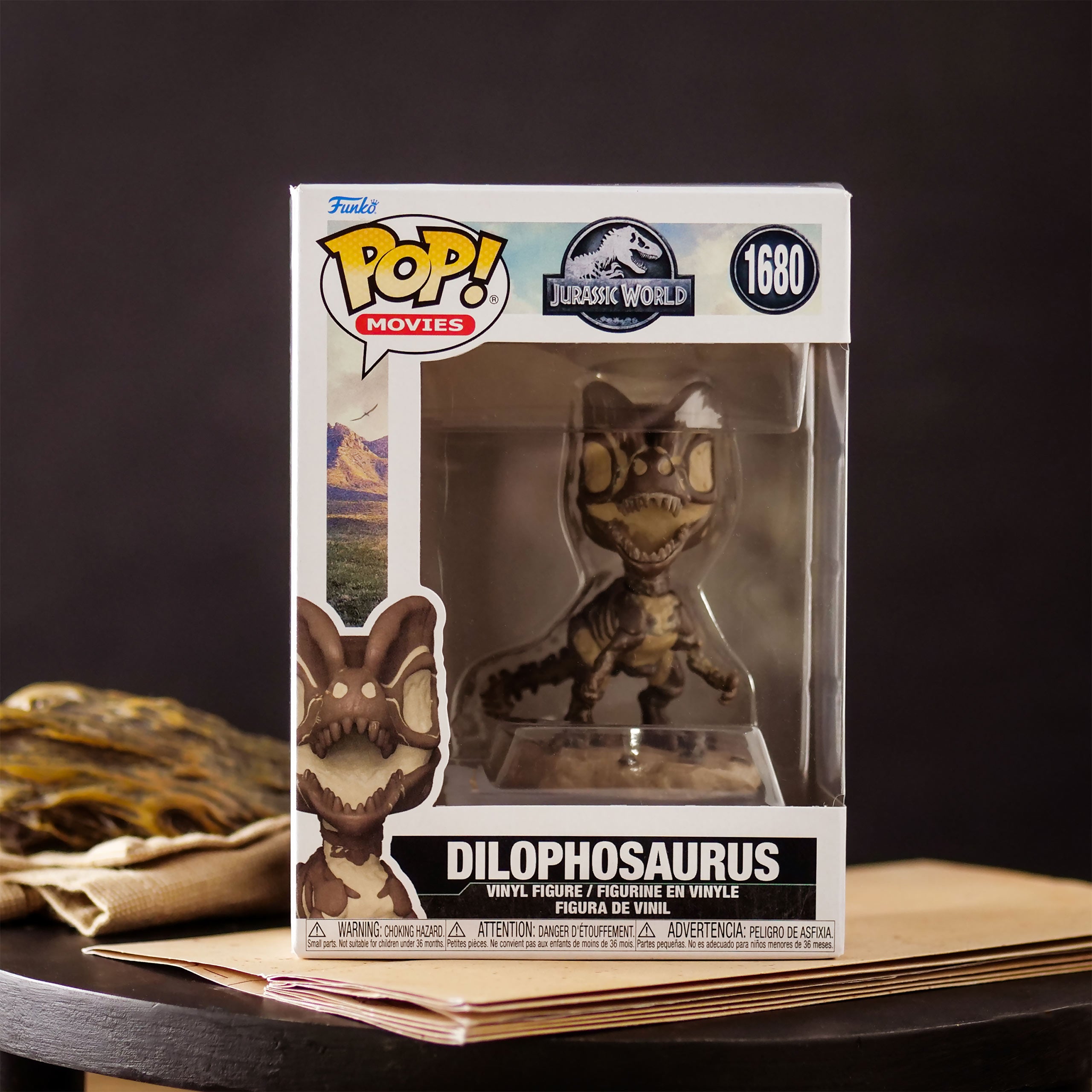 Imagen del producto Jurassic World - Figura Funko Pop Fósil Dilophosaurus